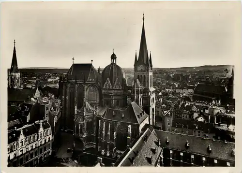 Aachen, das Münster von Nordwesten -513650