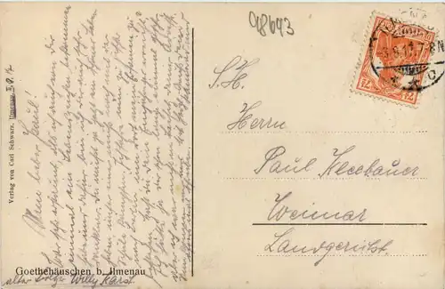 Ilmenau, Goethehäuschen -512244