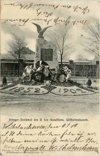 Wilhelmshaven - Krieger Denkmal des II. See Bataillons -499164