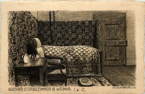 Weimar, Goethes Sterbezimmer -512524