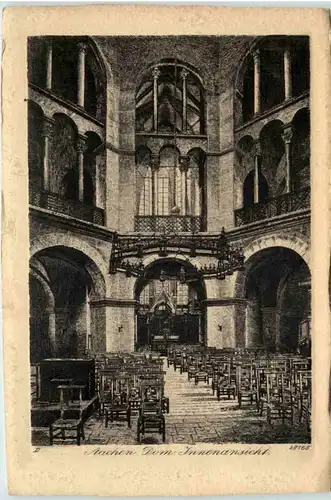 Aachen, Dom, Innenansicht -513528