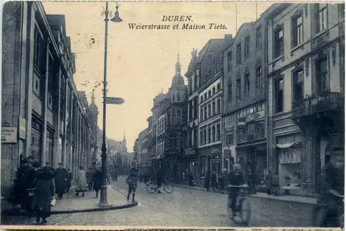 Düren, Weierstrasse et Maison Tiets -514192