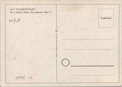 Alt-Halberstadt, das Gotische Haus -512604