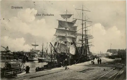 Bremen, Freihafen -512644