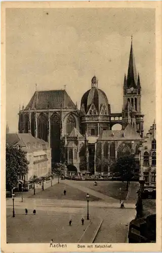 Aachen, Dom mit Katschhof -513628