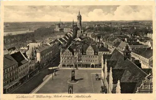 Wittenberg, Blick von der Stadtkirche -512804