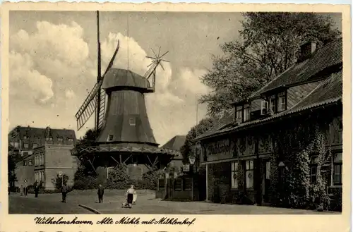 Wilhelmshaven - Alte Mühle mit Mühlenhof -487498