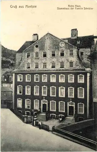 Monschau-Montjoie, Rotes Haus - Stammhaus der Familie Scheibler -514592