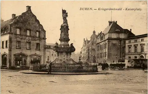 Düren, Kriegerdenkmal - Kaiserplatz -514482