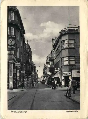 Wilhelmshaven - Marktstrasse - Feldpost 3. Reich -487832