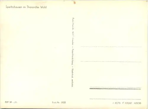 Spechtshausen im Tharandter Wald -398614