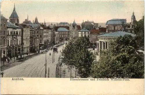 Aachen, Elisenbrunnen, und Friedrich-Wilhelmsplatz -514850