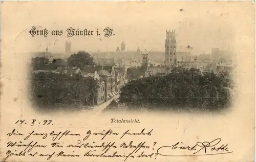 Münster i. W., Totalansicht -516144