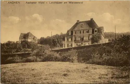 Aachen, Aachener Wald - Landhäuser am Waldesrand -514930