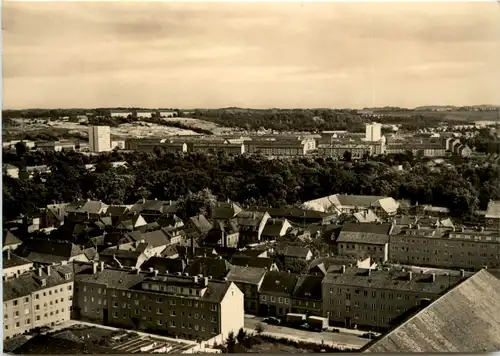 Neubrandenburg, Blick auf die Südstadt -398834