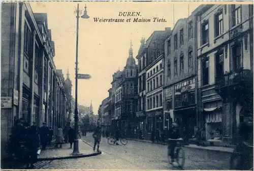 Düren, Weierstrasse et Maison Tiets -515372