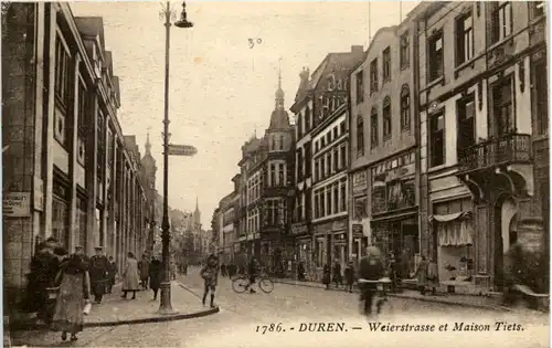 Düren, Weierstrasse et Maison Tiets -515412