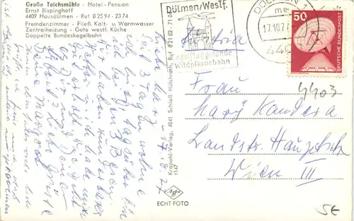 Dülmen i. W., Grosse Teichsmühle, div. Bilder -515214