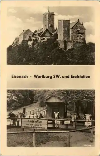 Eisenach, Wartburg SW. und Eselstation -516660