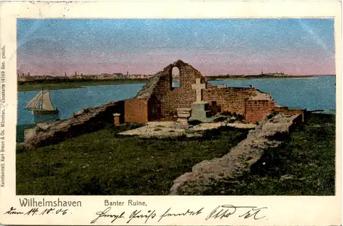 Wilhelmshaven - Banter Ruine - Lunakarte -488580