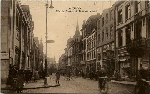 Düren, Weierstrasse et Maison Tiets -515410