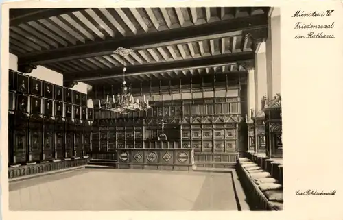 Münster i. W., Friedenssaal im Rathaus -516412