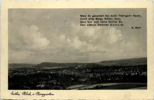 Gotha, Blick v. Berggarten -517056