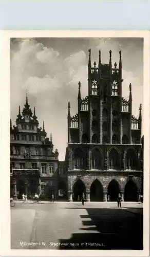 Münster i. W., Stadtweinhaus mit Rathaus -516570