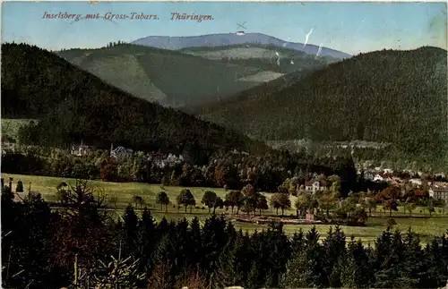 Tabarz, Gross Tabarz mit Inselsberg -517276