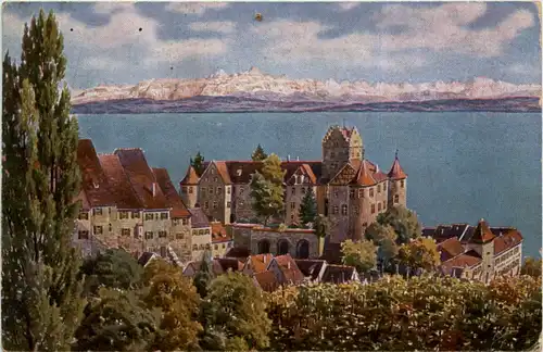 Meersburg, Blick auf das Säntismassiv -399752