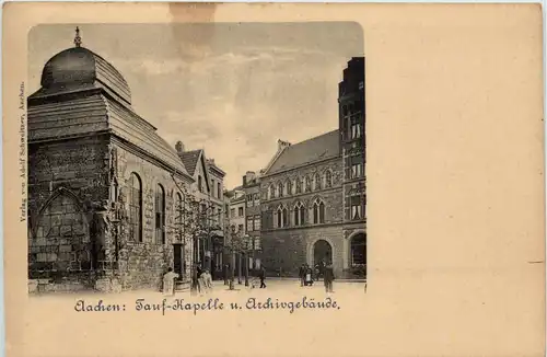 Aachen, Tauf-Kapelle u. Archivgebäude -514764