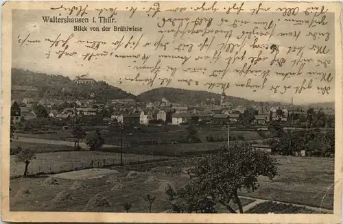 Waltershausen in Thüringen, Blick von der Brühlwiese -517450