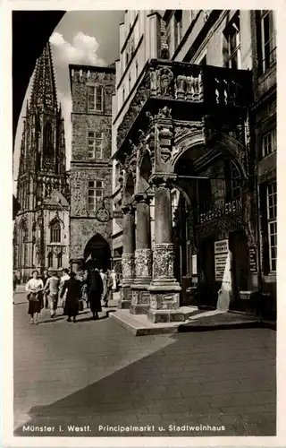 Münster i. W., Prinzipalmarkt und Stadtweinhaus -516418