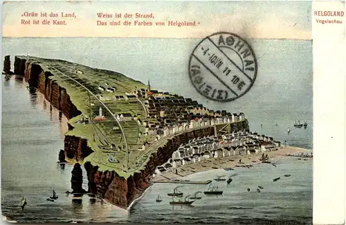 Helgoland, aus der Vogelschau -515084