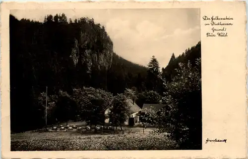 Tambach - Dietharz, der Falkenstein im Dietharzer Grund -517186