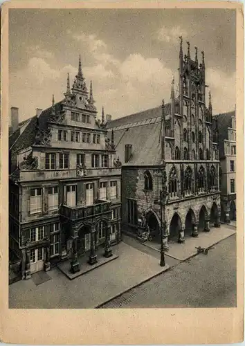 Münster i. W., Stadtweinhaus und Rathaus -516126