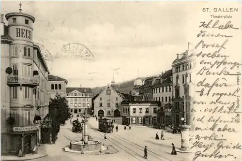 St. Gallen - Theaterplatz -489884