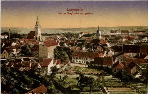 Langensalza, von der Bergkirche aus gesehen -517082