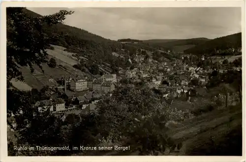 Ruhla i.Thür., im Kranze seiner Berge -516728