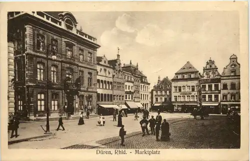 Düren, Marktplatz -515544