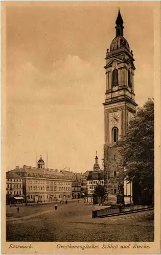 Eisenach, Schloss und Kirche -516582