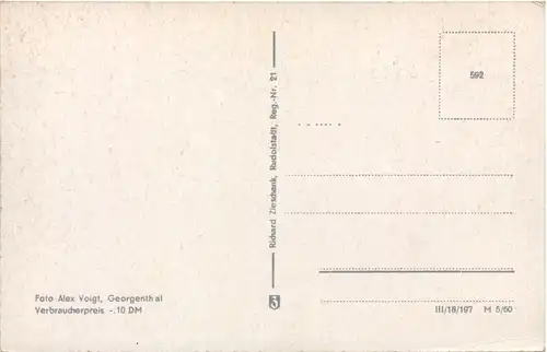 Georgenthal in Thüringen, Blick vom Waldsaumweg -517300