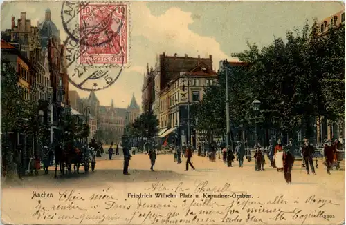 Aachen, Friedrich Wilhelmsplatz u. Kapuziner-Graben -515684