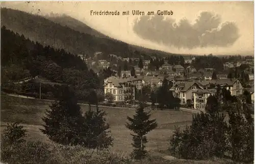 Friedrichroda mit Villen am Gottlob -516900