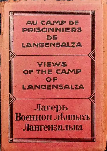 Langensalza - Au camp de Prisonniers - Booklet 14 CPA -625946