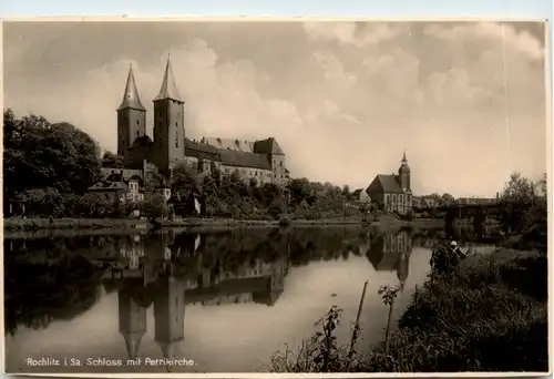 Rochlitz i.Sa., Schloss mit Petrikirche -501164