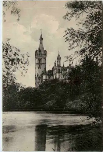 Schwerin, Schloss von der Annastrasse -501184