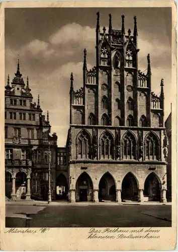 Münster i. W., Rathaus und Stadtweinhaus -516122