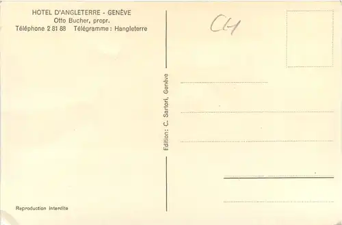 Geneve - Hotel d Angleterre -490764