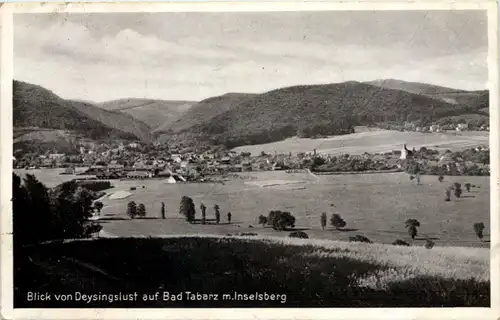 Tabarz, Blick von Deysingslust mit Inselsberg -517278